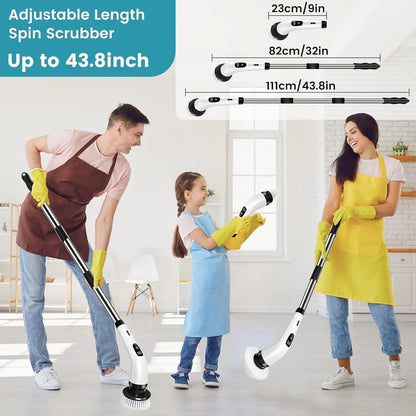 Electric Spin Scrubber, Cleaning Brush