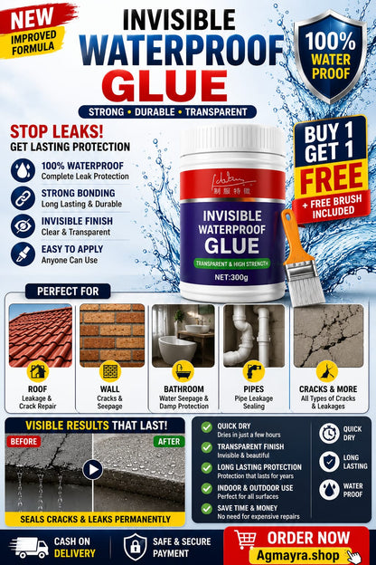 Invisible Waterproof Glue Buy 1 Get 1 Free With Brush