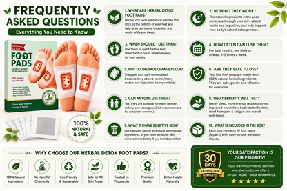 Herbal Premium Detox Foot Pads | Natural Foot Detox Patch | Buy 1 Get 1 Free